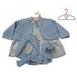 Ropita para muñecas celeste elefantes v-43 llorens 1