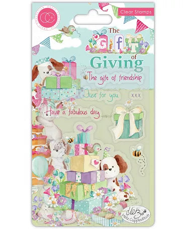 Sello Silicona CRAFT CONSORTIUM The Gift of Giving Clear Stamps The Gift 1
