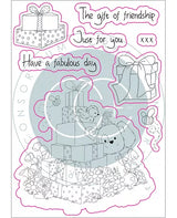 Sello Silicona CRAFT CONSORTIUM The Gift of Giving Clear Stamps The Gift 2