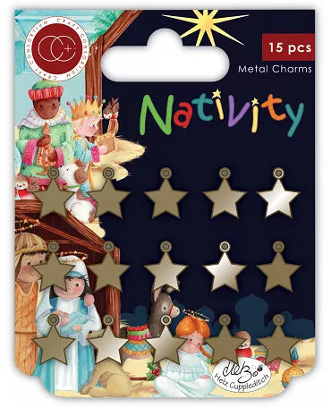 CHARMS Nativity Metal Stars 1