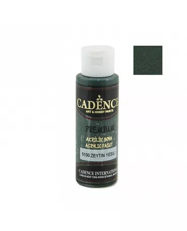 Pintura acrílica OLIVE GREEN Cadence 70ml 1