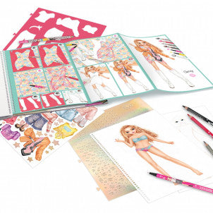 Libro para colorear especial top model 2