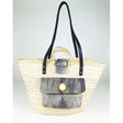 Bolso capazo cuero black aniro 1
