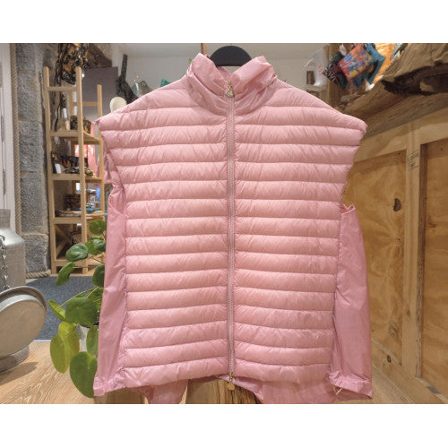 Chaleco plumas rose emma & gaia 1
