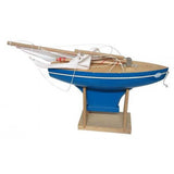 Velero de quilla cuadrada azul 30 cm tirot 2