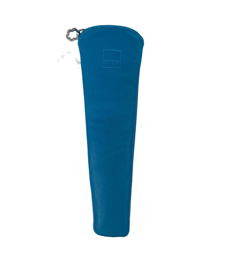 Funda abanico cremallera azul azafata popelin 1