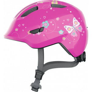 T45-50 casco smiley 3.0 pink butterfly abus 1