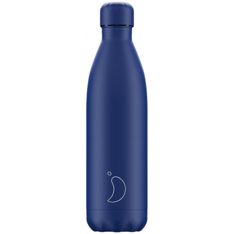 Botella inox. mate azul total 500ml chilly's 1