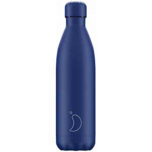 Botella inox. mate azul total 500ml chilly's 1