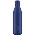 Botella inox. mate azul total 750ml chilly's 1