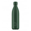 Botella inox. mate verde total 750ml chilly's 1
