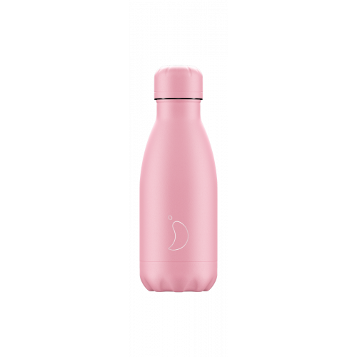 Botella inox. pastel rosa total 260ml chilly's 1
