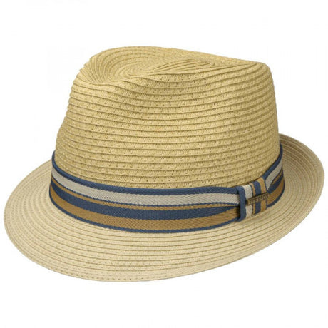 Sombrero trilby toyo azul stetson 1
