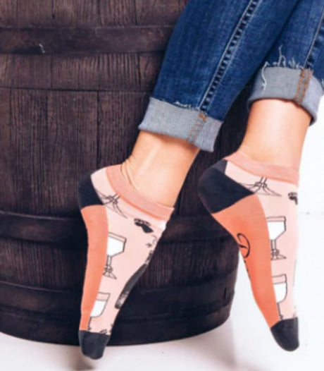 Calcetines vino woven pear 1