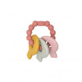 Mordedor llavero silicona rosa little dutch 1