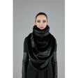 Chal pelo oversize negro les d´arcs 1