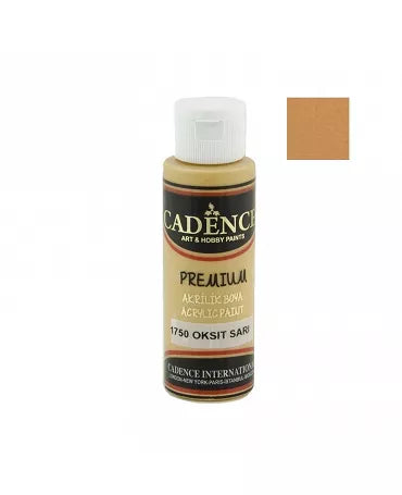 Pintura acrílica OXIDE YELLOW Cadence 70ml 1