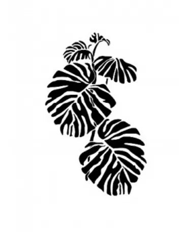 Stencil CADENCE 25X36cm VEGETAL 151 1