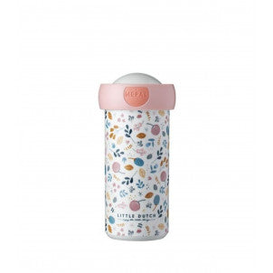 Vaso escolar campus 300ml flores little dutch 1
