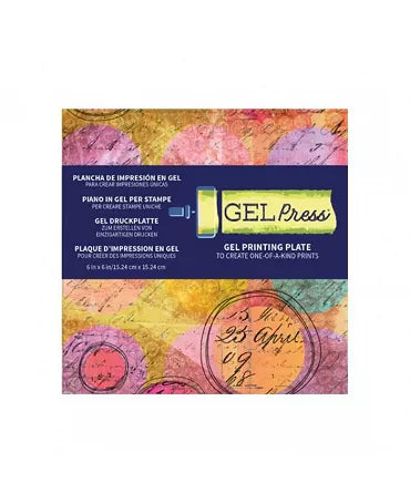 GEL PRESS PLATE 15.24X15.24cm 1