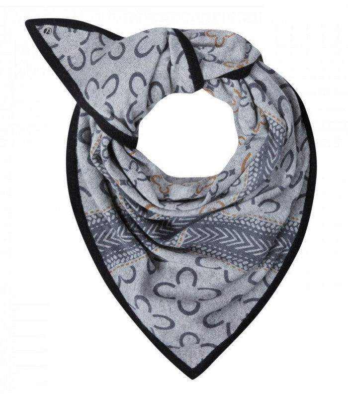 Fular cashmere logo grey codello 1