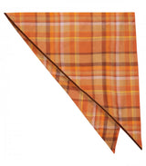 Fular checks triangle orange codello 2