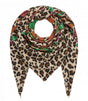 Fular ethno pattern fur print camel codello 1