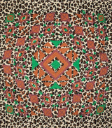 Fular ethno pattern fur print camel codello 2