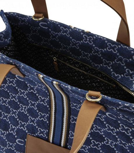 Bolso logo shopper high blue codello 2