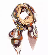 Fular cassy marron storiatipic 1