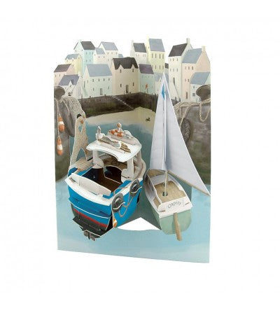 Tarjeta en 3D, POSTAL SWING PUERTO 1