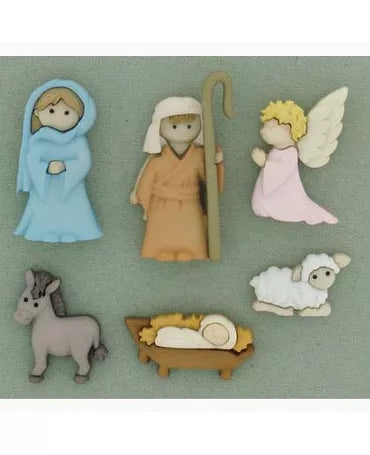 Botones Navidad 6pc 1
