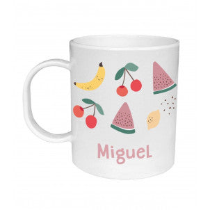 Taza plastico fruits tutete 1