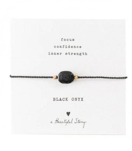 Pulsera piedra black onyx a beautiful story 2