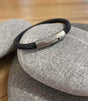 Pulsera hombre ss01 negro cx handmade 1
