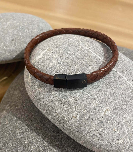 Pulsera hombre ss06 cuero cx handmade 1