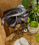 Turbante jacquard argente paloma germain 1