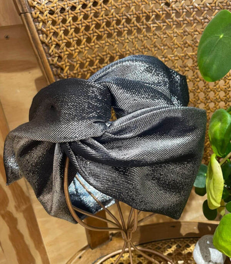 Turbante jacquard argente paloma germain 2