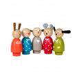 Conjunto de 5 personajes de madera gf moulin roty 1
