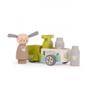 Motocarro del lechero gran familia moulin roty 2