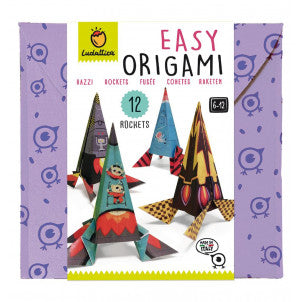 Origami facil cohetes ludattica 1