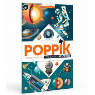Gran poster de pegatinas astronomia poppik 1