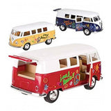 Furgoneta vw classical bus 1962 ivory top kinsmart 2