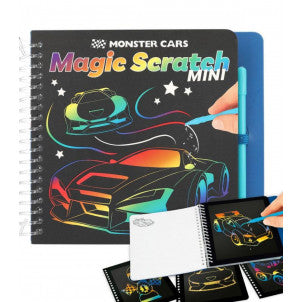 Mini magic scratch book monster cars 1
