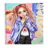 Libro para colorear popstar top model 1