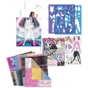 Libro para colorear popstar top model 2