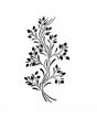 Stencil CADENCE 25X36cm VEGETAL 170 1