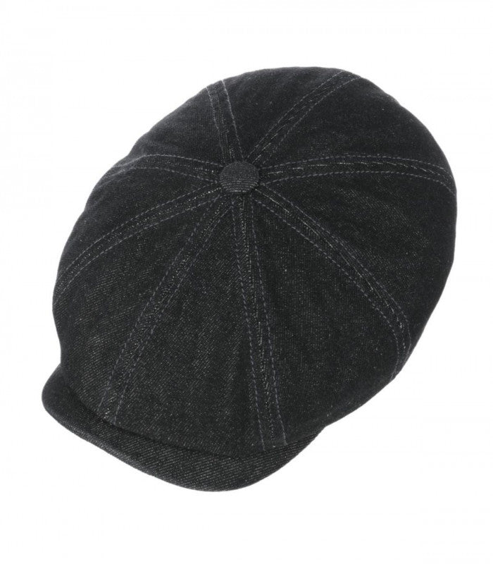 Gorra hatteras robust denim negro stetson 1