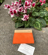 Cartera de madera michele naranja samares 1