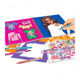 T-shirt designer cuaderno para colorear top model 2